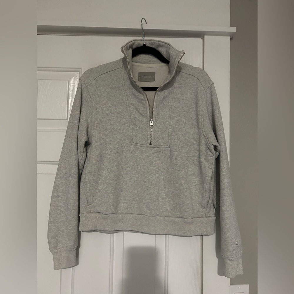 Everlane half-zip sweatshirt